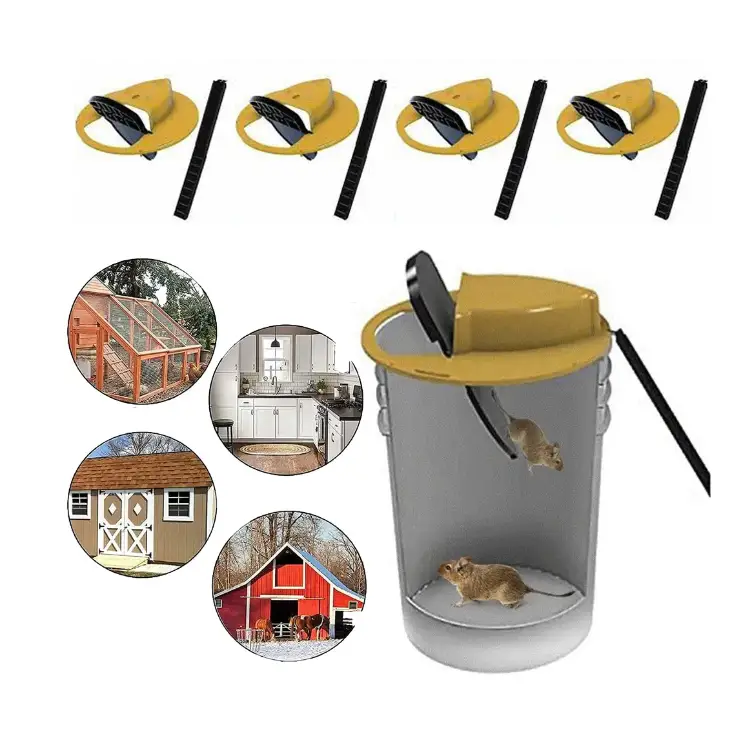 Flip & Slide Mouse and Rat Trap for Clean and Eco-Friendly Rodent Control
