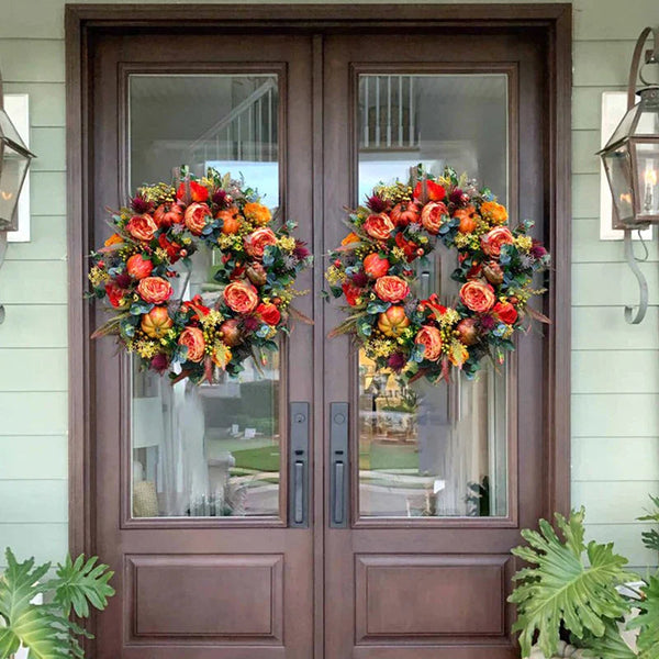 Natural Decorative Wreath for Indoor and Outdoor Use