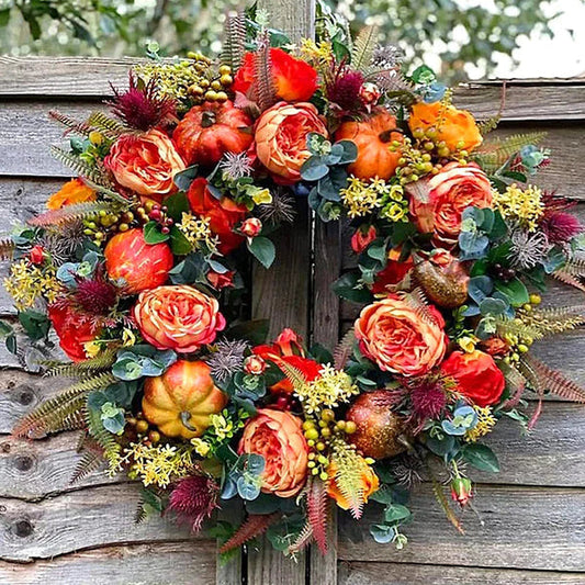Natural Decorative Wreath for Indoor and Outdoor Use