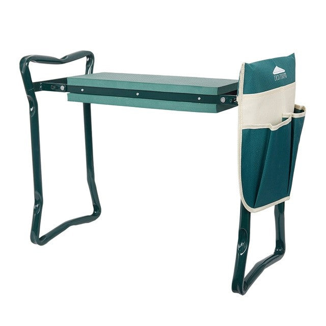 Comfortable Garden Chair with Soft Kneeling Pad and Tool Pockets