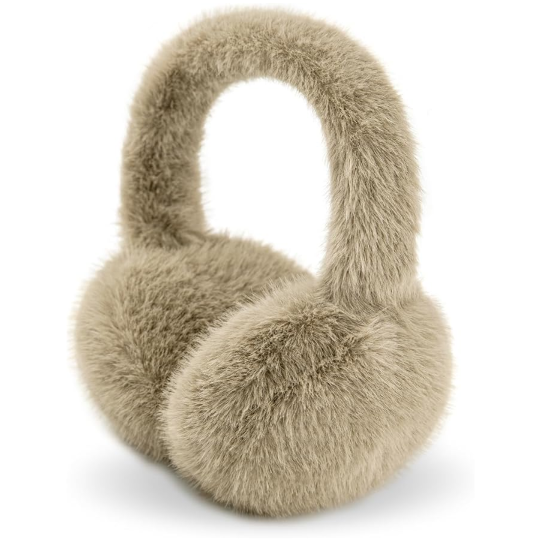 Foldable Faux Fur Winter Ear Warmers for Women
