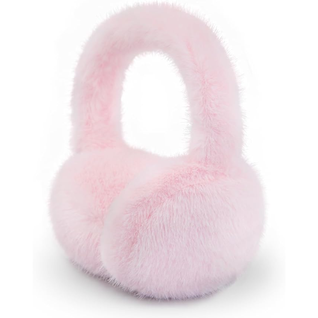 Foldable Faux Fur Winter Ear Warmers for Women