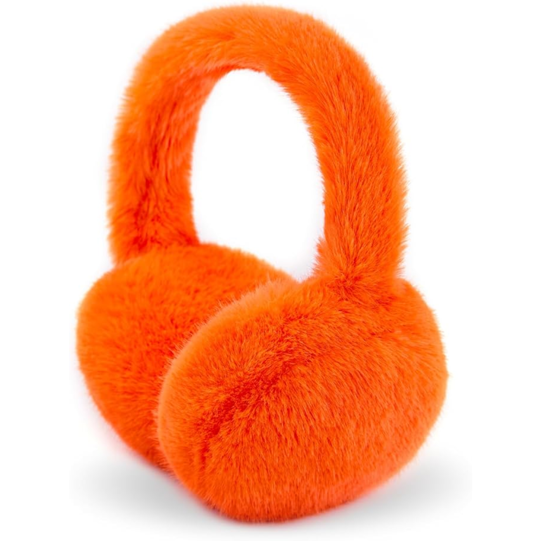 Foldable Faux Fur Winter Ear Warmers for Women