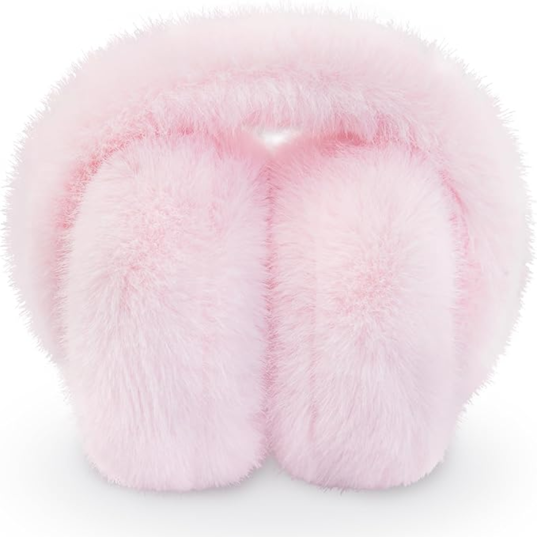 Foldable Faux Fur Winter Ear Warmers for Women