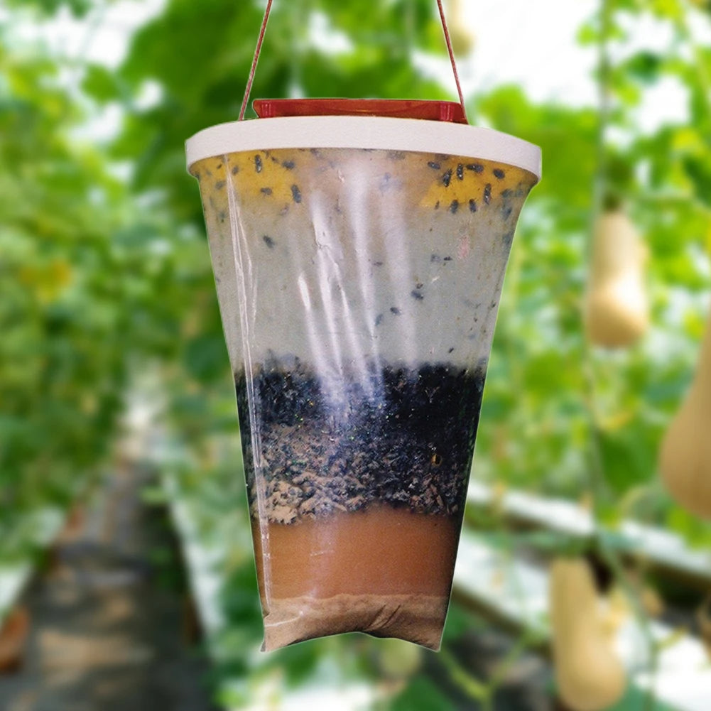Eco-Friendly Disposable Fly Trap for Outdoor Use