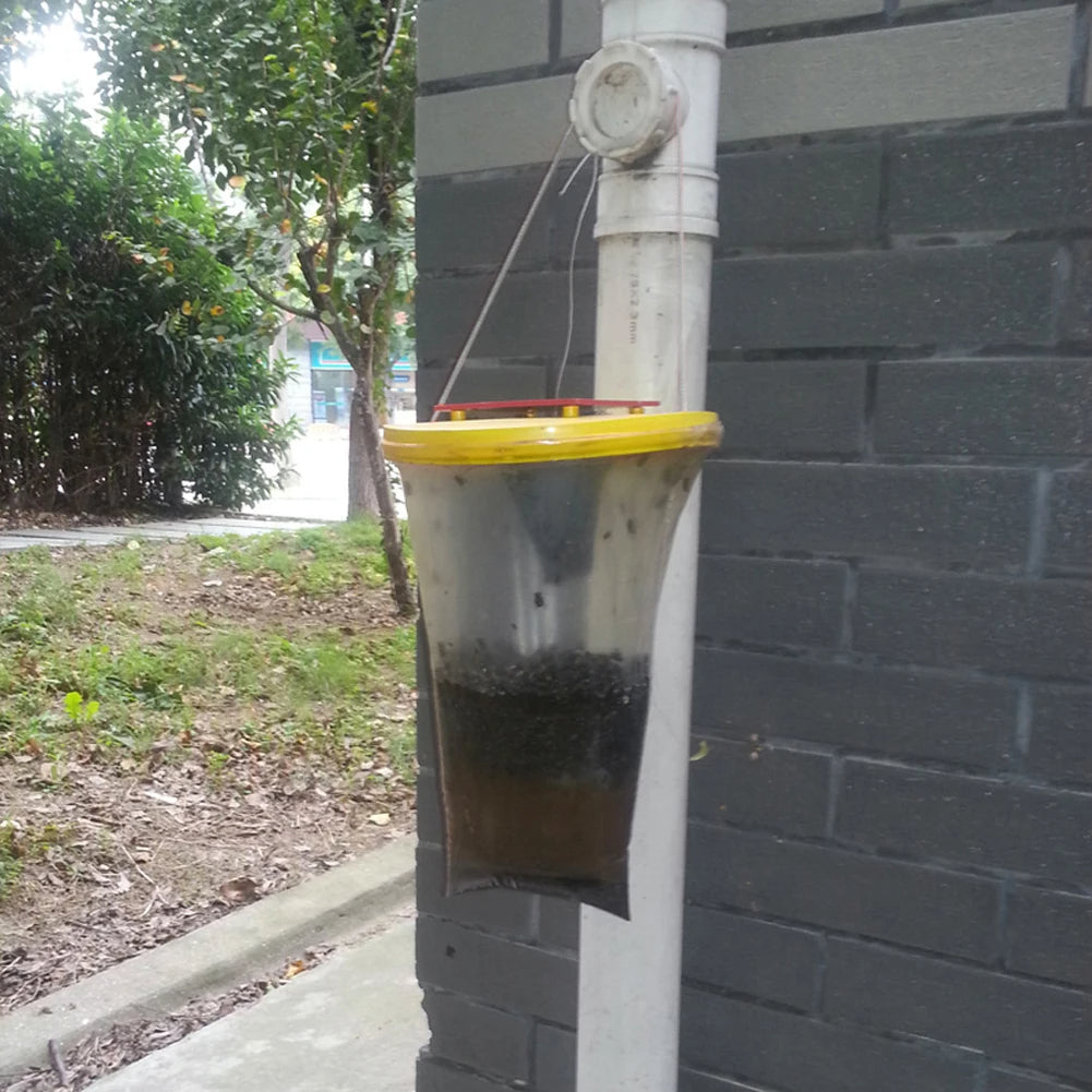 Eco-Friendly Disposable Fly Trap for Outdoor Use