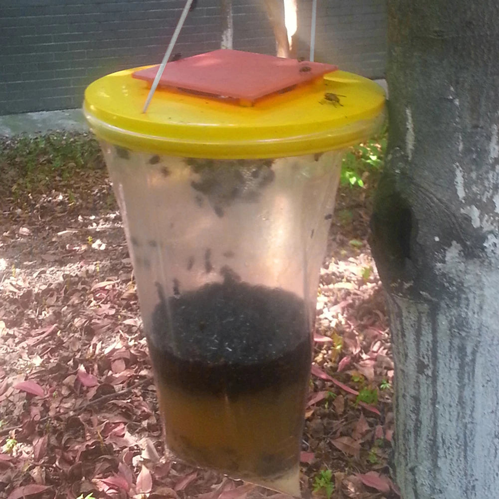 Eco-Friendly Disposable Fly Trap for Outdoor Use
