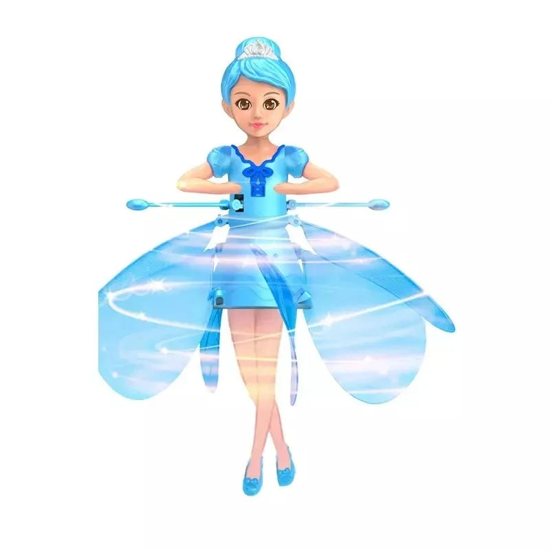 Gesture-Controlled Flying Doll with LED Lights