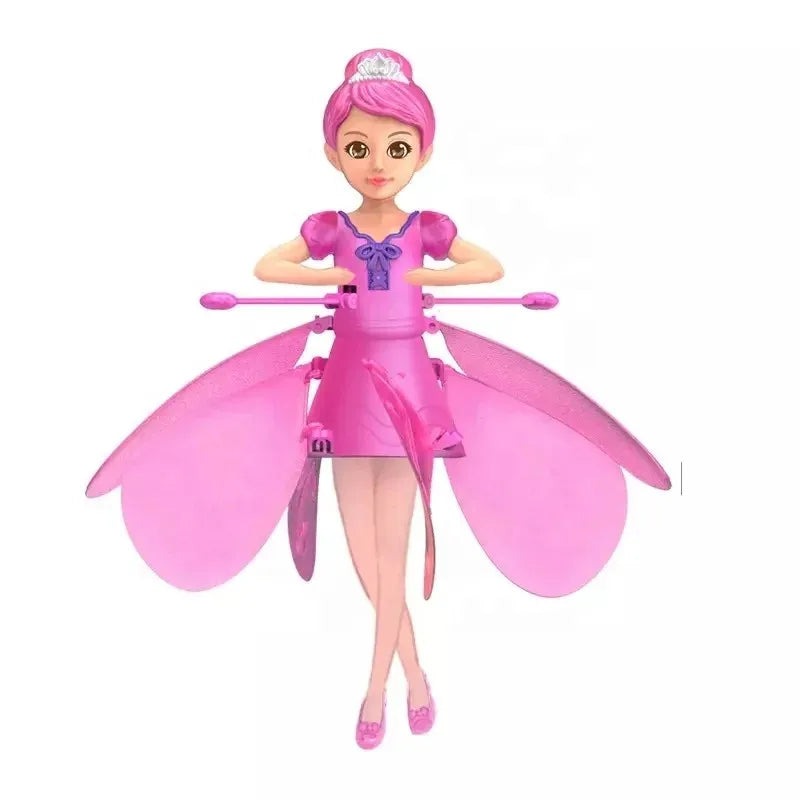 Gesture-Controlled Flying Doll with LED Lights