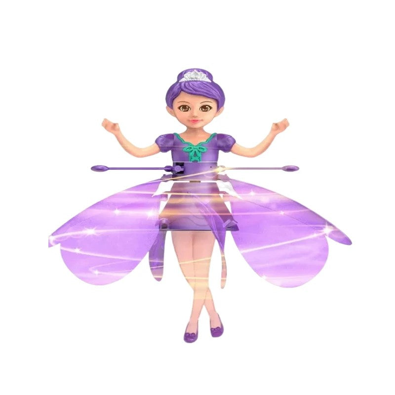 Gesture-Controlled Flying Doll with LED Lights