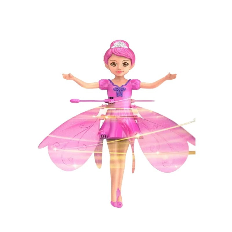 Gesture-Controlled Flying Doll with LED Lights