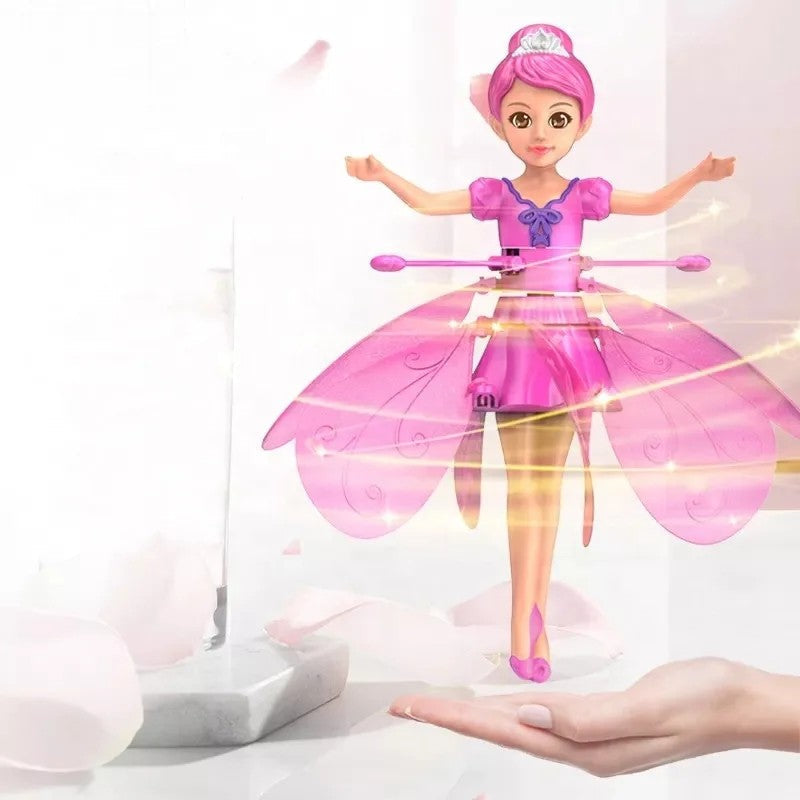 Gesture-Controlled Flying Doll with LED Lights