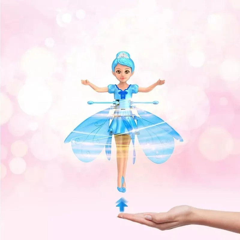 Gesture-Controlled Flying Doll with LED Lights