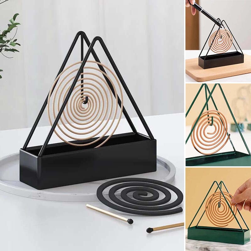 Iron Mosquito Coil Holder for Indoor and Outdoor Use