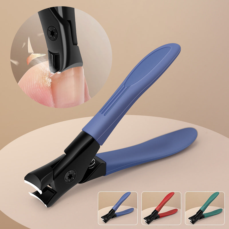 Ergonomic Stainless Steel Nail Clipper with Double-Sided File