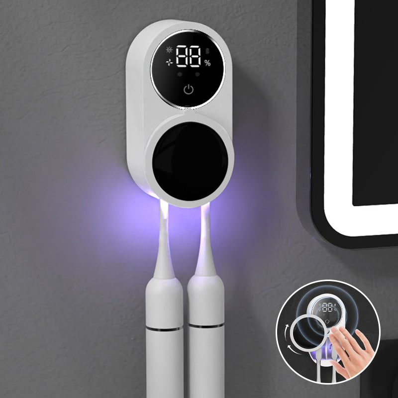 UV Toothbrush Sterilizer with Sensor-Activated Lid