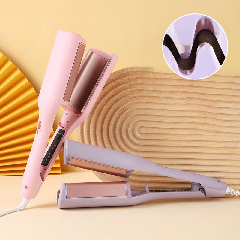 French Wave Hair Curler with Anti-Burn Design and Smart Temperature Control