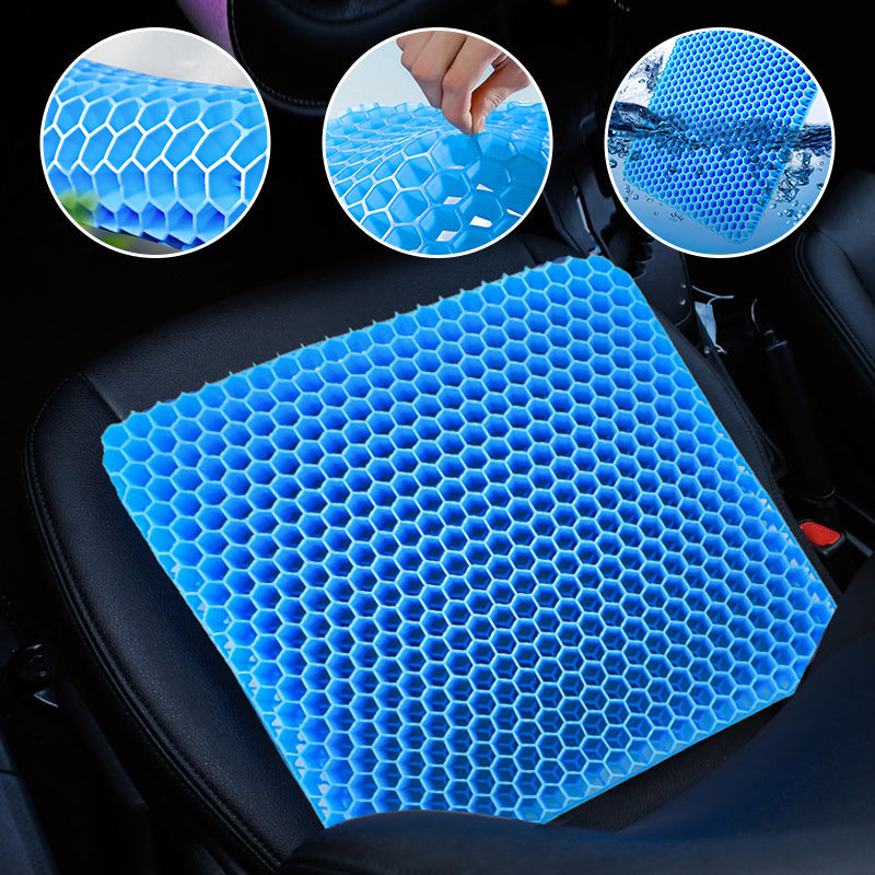Honeycomb Gel Seat Cushion with Cooling Cover