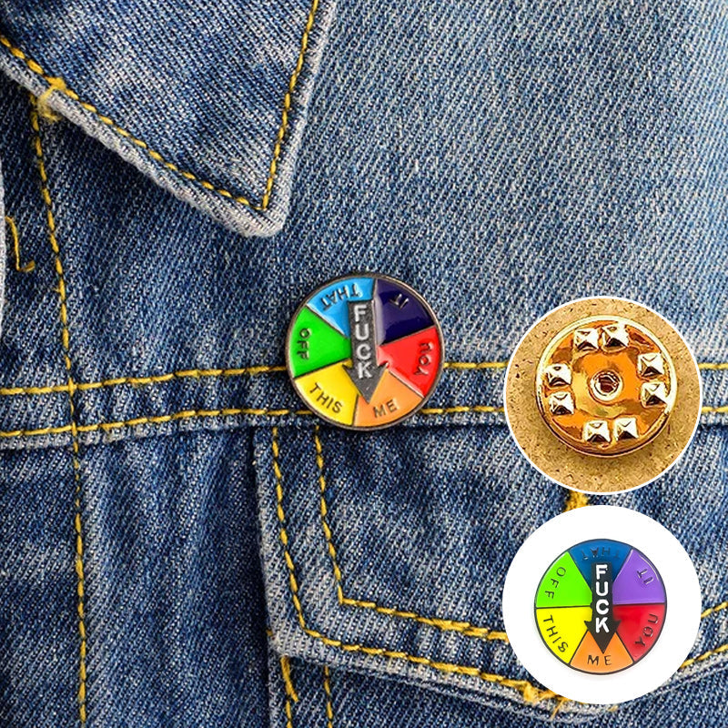 Spinning Anxiety Relief Brooch Pin