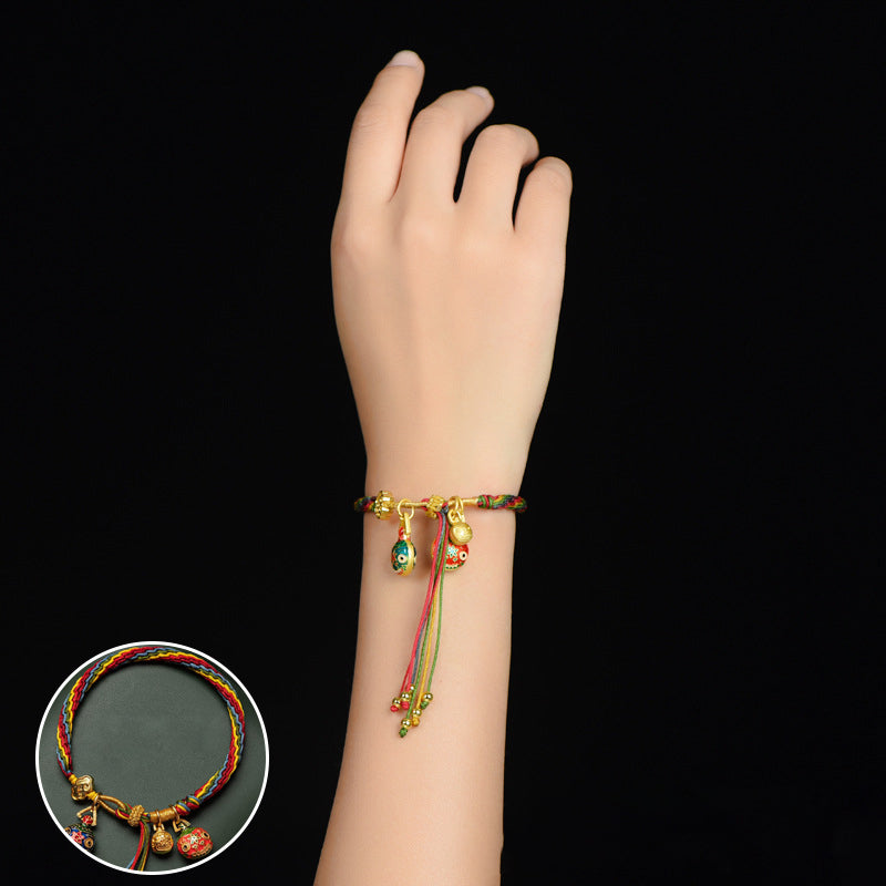 Adjustable Colorful Braided Mythology Bracelet
