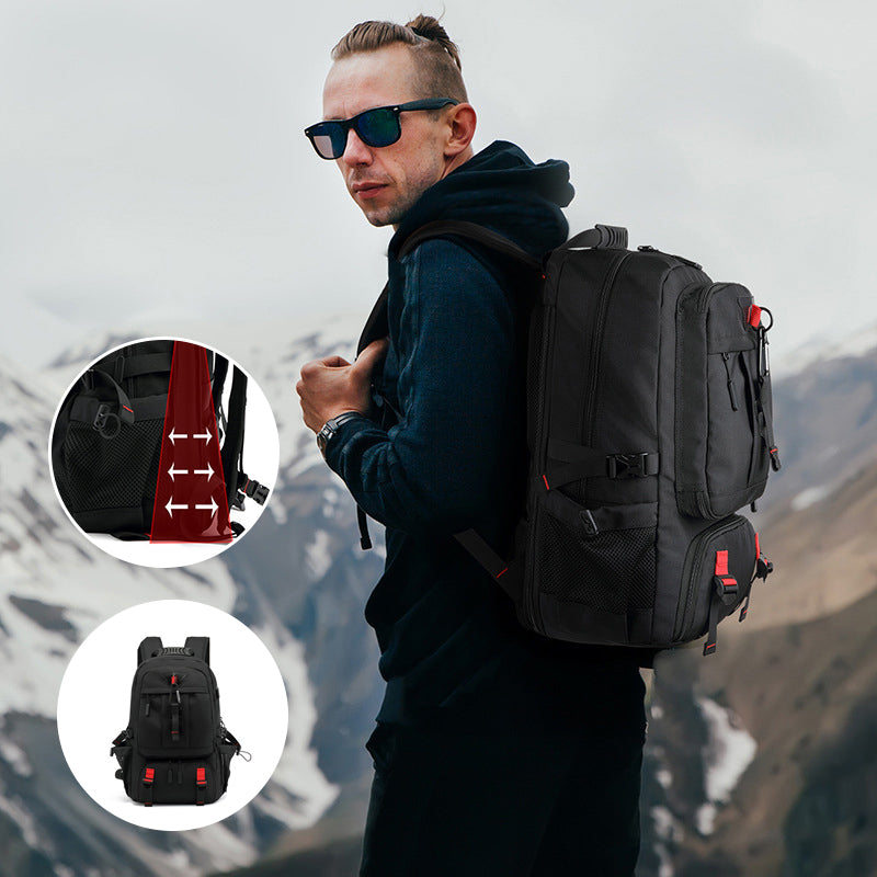 Large Capacity Waterproof Laptop Backpack with USB Charging Port