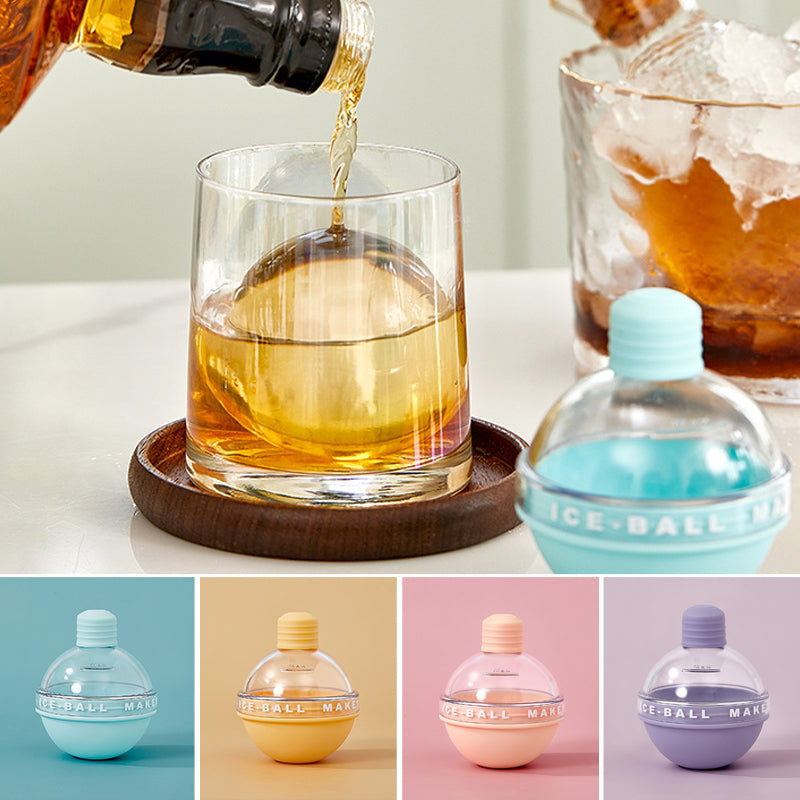 Silicone Ice Ball Maker for Slow-Melting 6-Inch Ice Balls