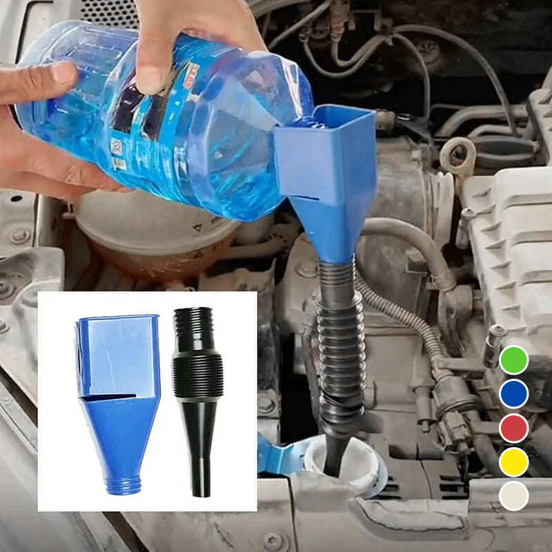 Flexible Moldable Oil Drain Funnel Tool