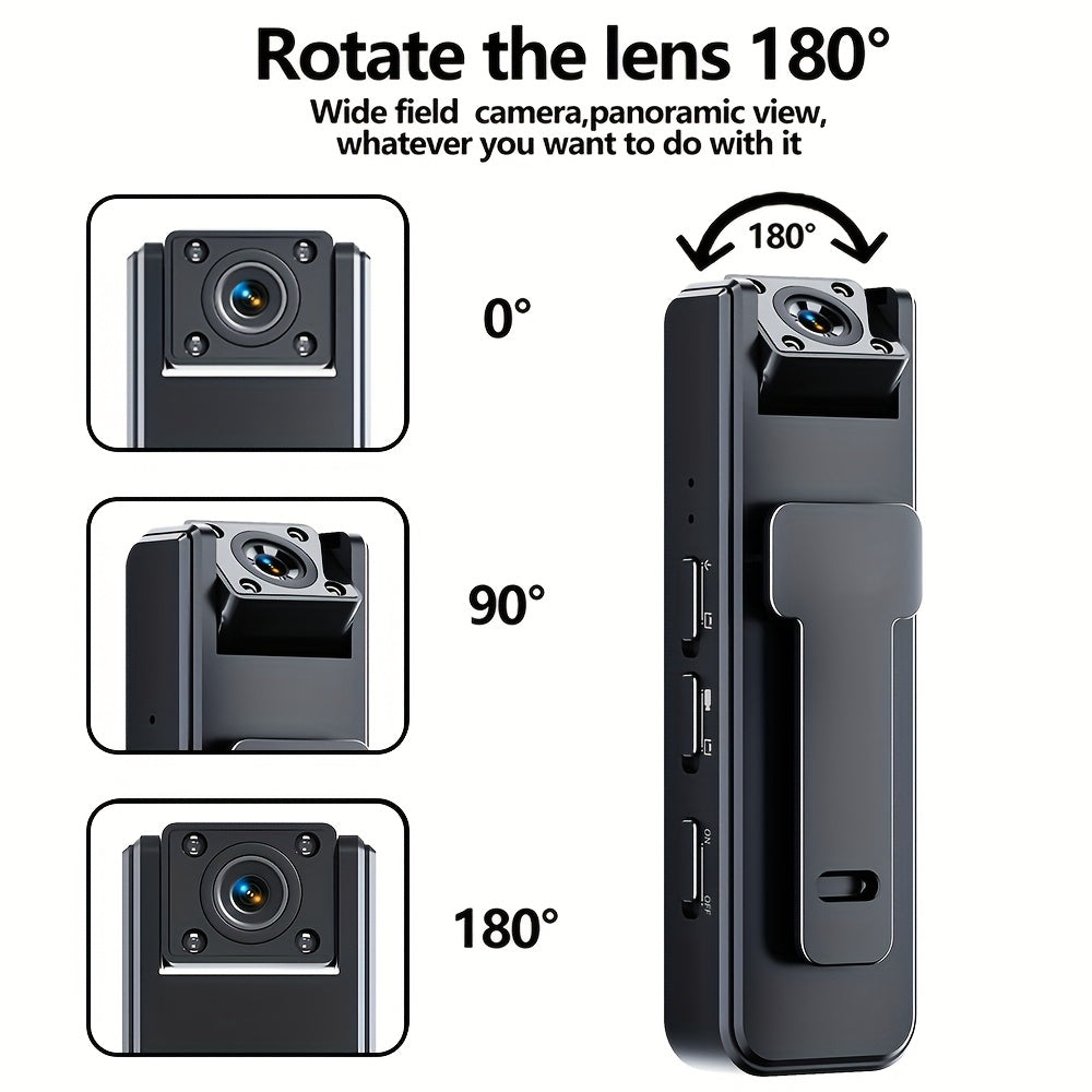 HD Video and Voice Memo Recorder with USB Charging