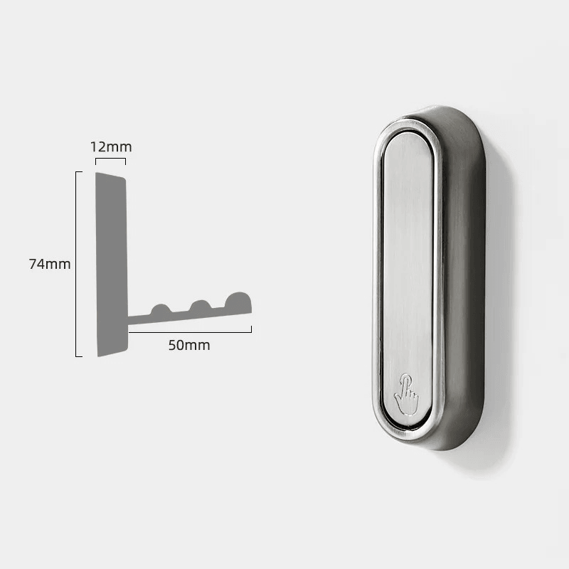 Folding Metal Wall Hooks for Coats and Bags