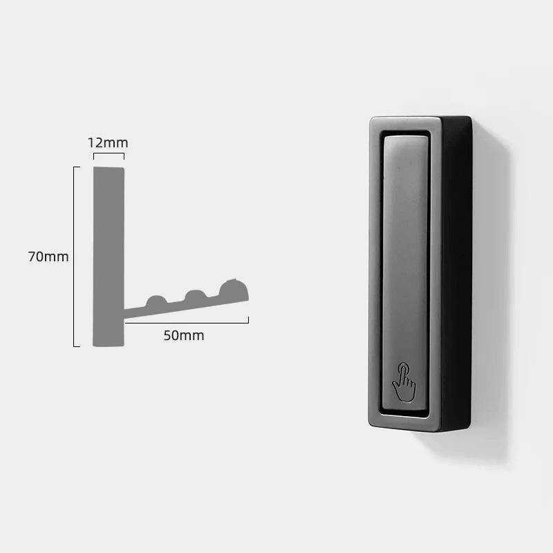 Folding Metal Wall Hooks for Coats and Bags
