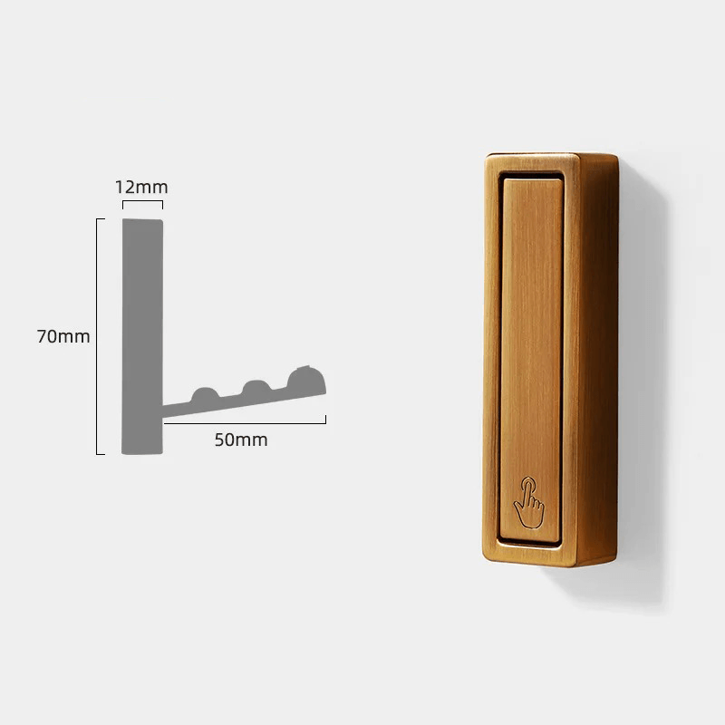 Folding Metal Wall Hooks for Coats and Bags
