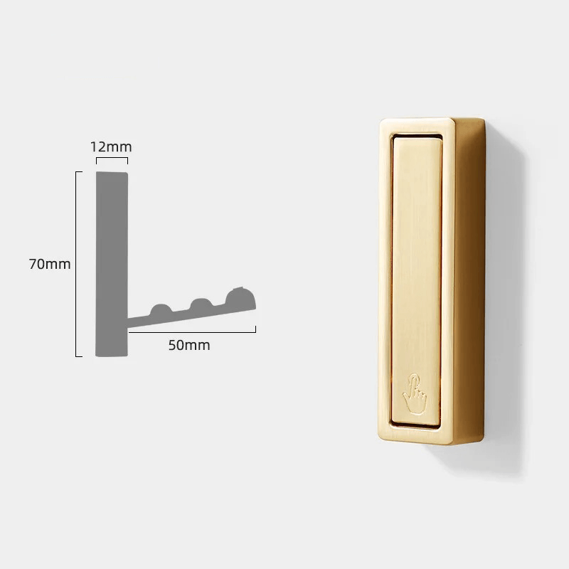 Folding Metal Wall Hooks for Coats and Bags