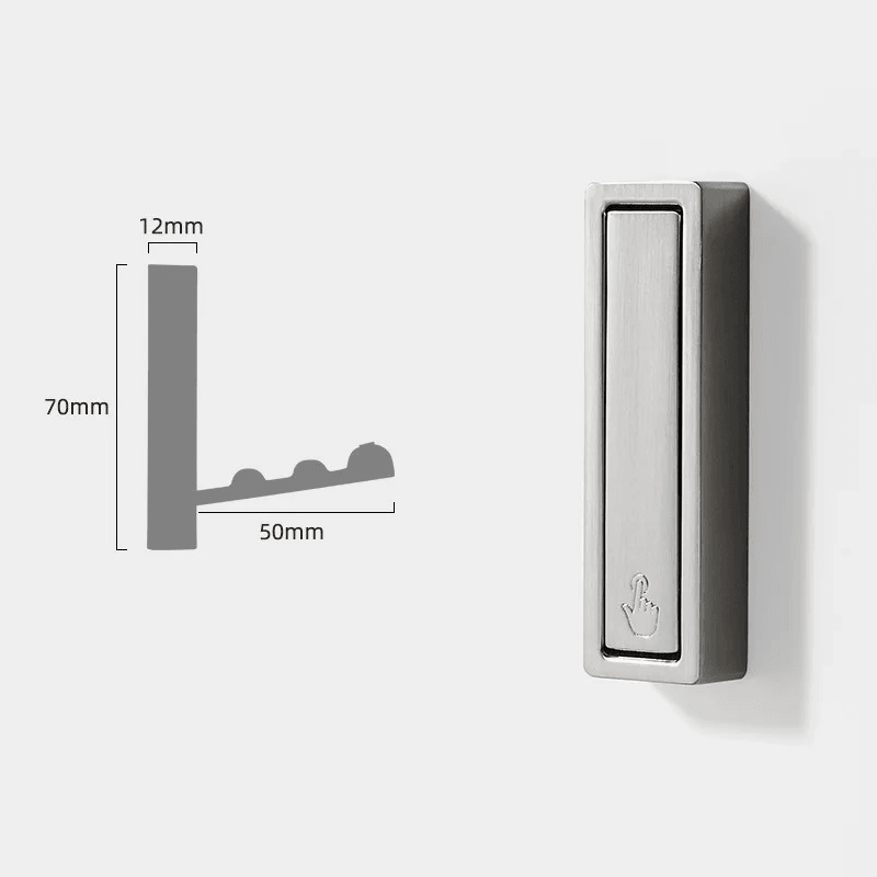 Folding Metal Wall Hooks for Coats and Bags