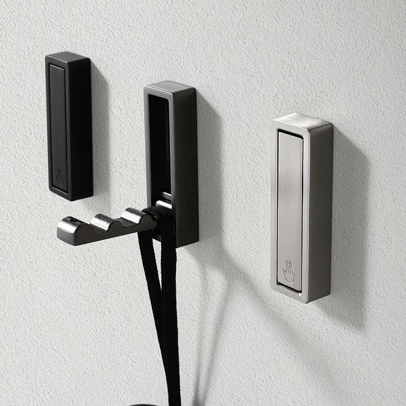 Folding Metal Wall Hooks for Coats and Bags