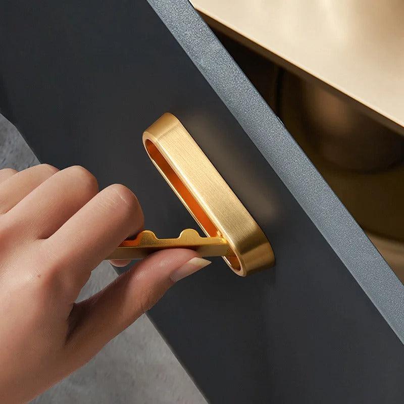 Folding Metal Wall Hooks for Coats and Bags