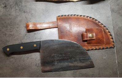 Serbian Chef's Knife for Precision Cutting and Versatile Chopping