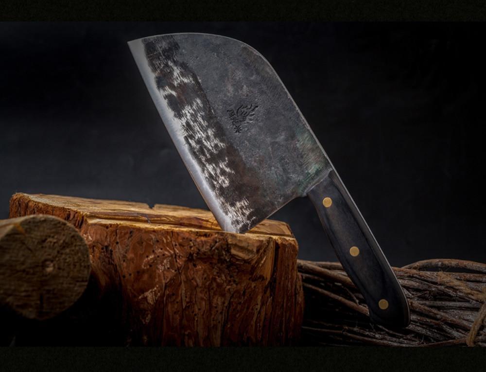 Serbian Chef's Knife for Precision Cutting and Versatile Chopping
