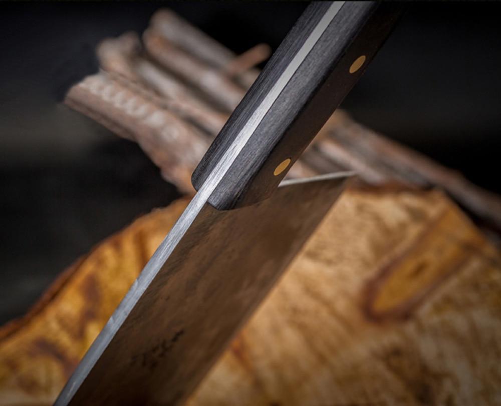 Serbian Chef's Knife for Precision Cutting and Versatile Chopping