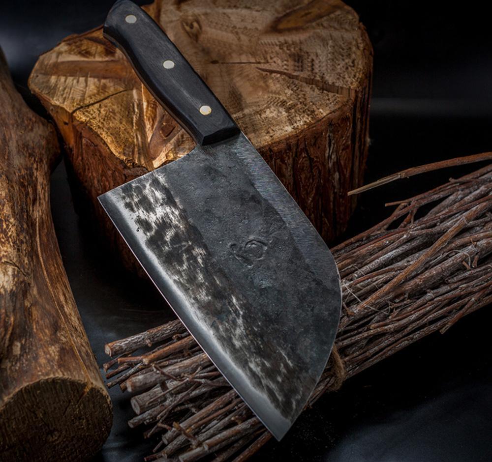Serbian Chef's Knife for Precision Cutting and Versatile Chopping