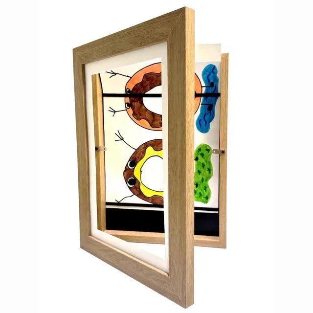 Elegant Art Storage Frame for Up to 150 Drawings