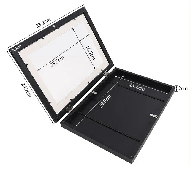 Elegant Art Storage Frame for Up to 150 Drawings