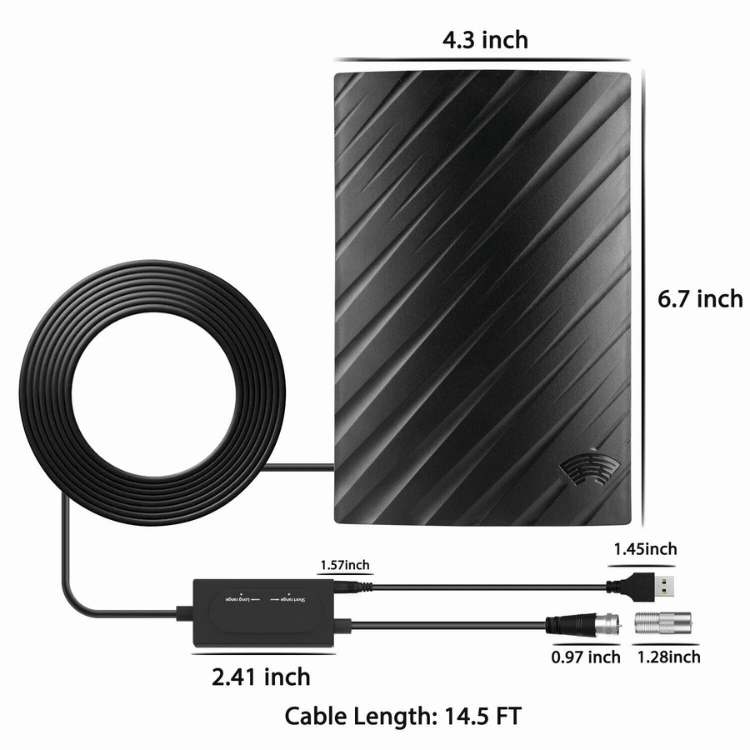 4K Indoor TV Antenna with 600-Mile Range