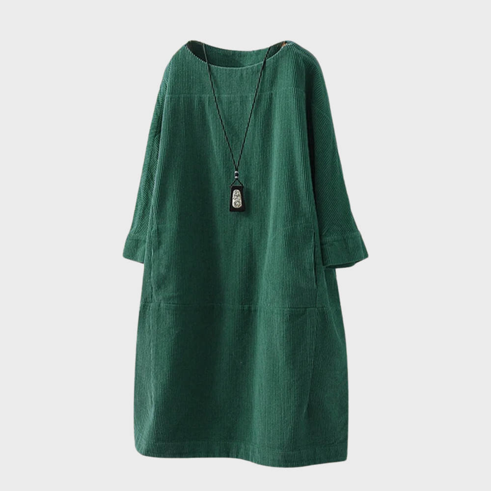 Elegant Velvet Dress for Women - Flattering Fit and Soft Texture