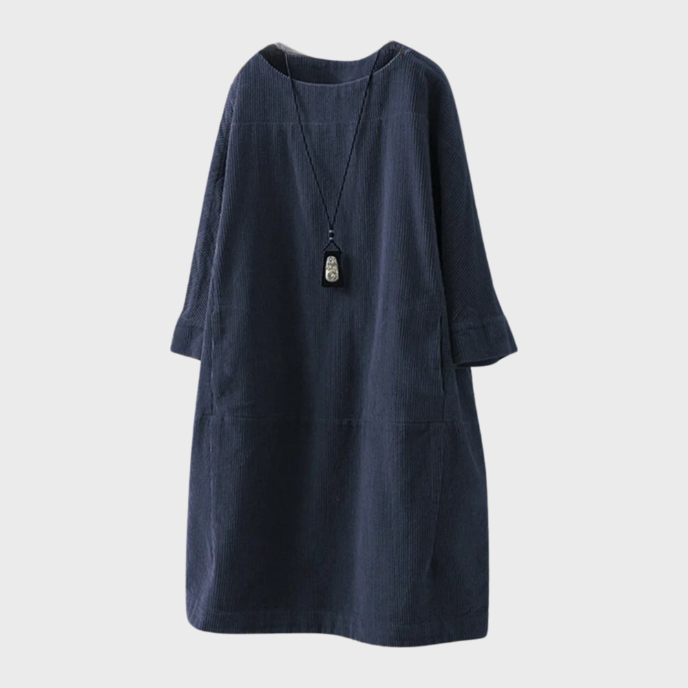 Elegant Velvet Dress for Women - Flattering Fit and Soft Texture