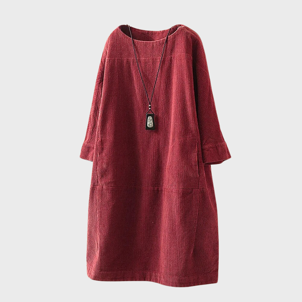 Elegant Velvet Dress for Women - Flattering Fit and Soft Texture