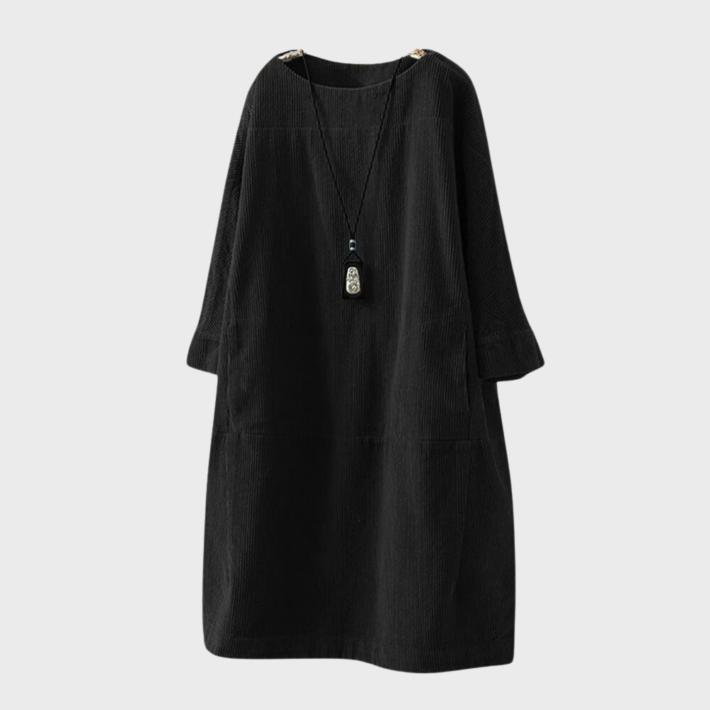 Elegant Velvet Dress for Women - Flattering Fit and Soft Texture