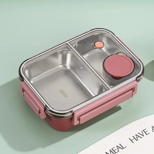 Compact Lunch Box with Secure Closure for Snacks and Meal Prep