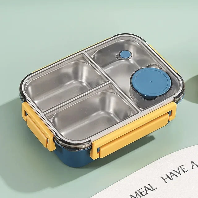 Compact Lunch Box with Secure Closure for Snacks and Meal Prep