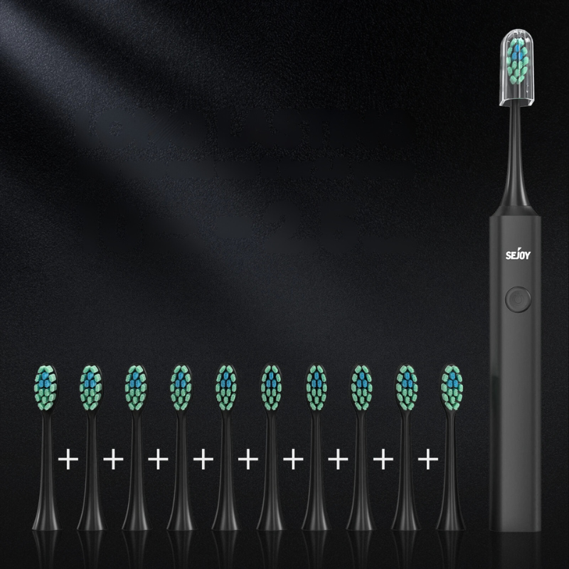 Waterproof Rechargeable Sonic Toothbrush with Smart Timer