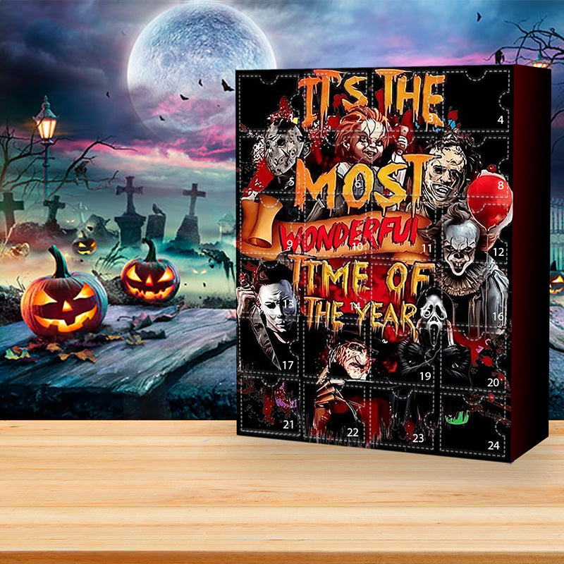 Halloween Advent Calendar with Horror Figures and Daily Surprises